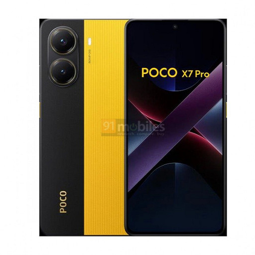 Poco X7 и Poco X7 Pro показали на официальных рендерах