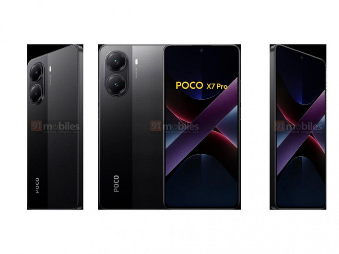 Poco X7 и Poco X7 Pro показали на официальных рендерах