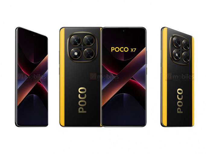 Poco X7 и Poco X7 Pro показали на официальных рендерах