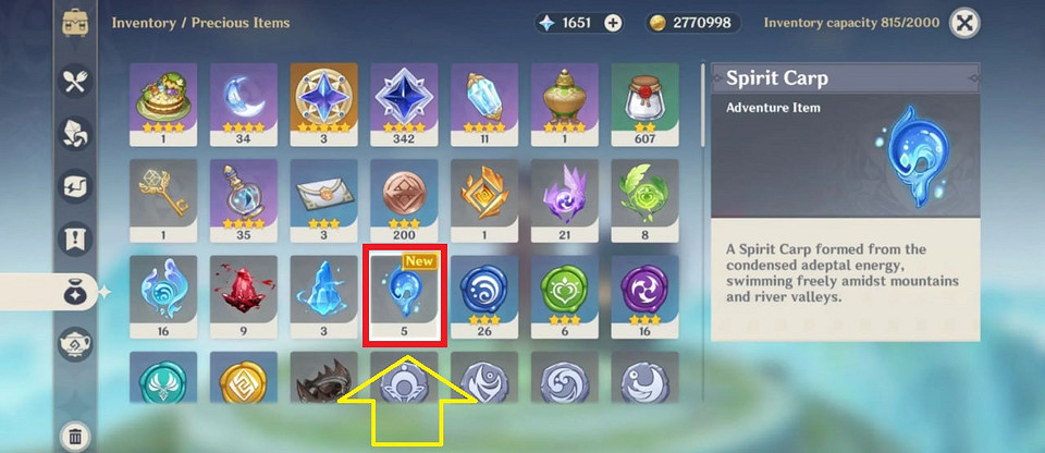 Куда девать духовных карпов в Геншин Импакт и где их искать? Куда девать духовных карпов в Геншин Импакт и где их искать?