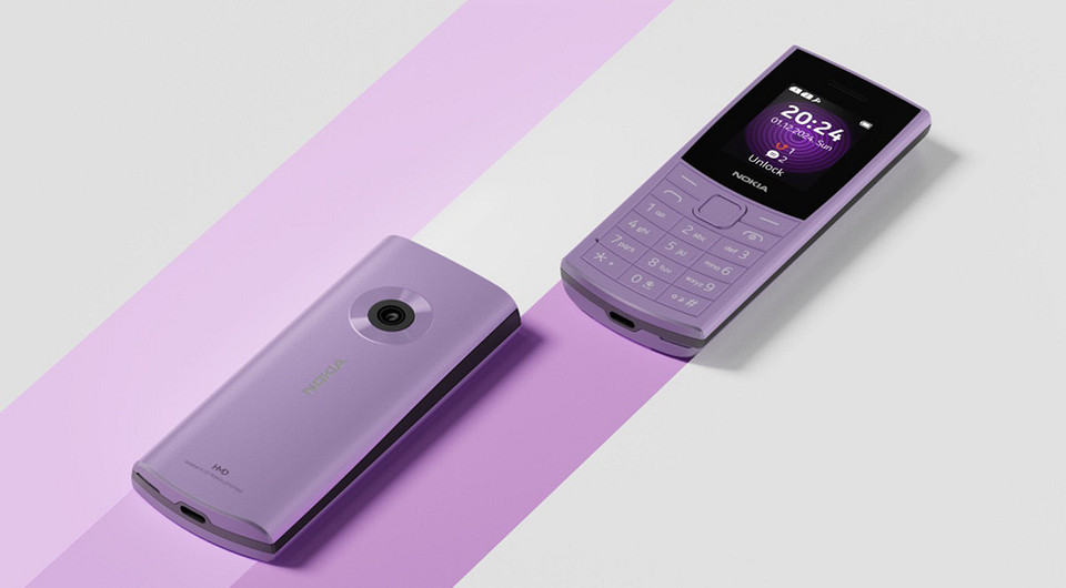Наконец-то с USB-C! Представлены новые версии кнопочных телефонов NOKIA 105 4G и NOKIA 110 4G
