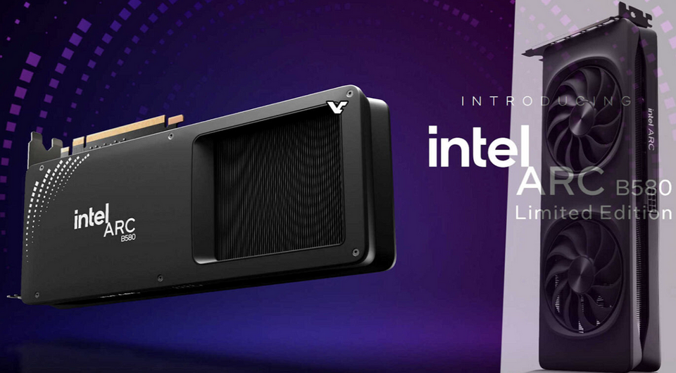 AMD и NVIDIA поберегись! Intel представила видеокарты нового поколения ARC B570 и ARC B580