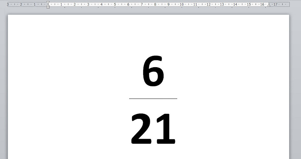 Как сделать дробь в ворде: простые способы