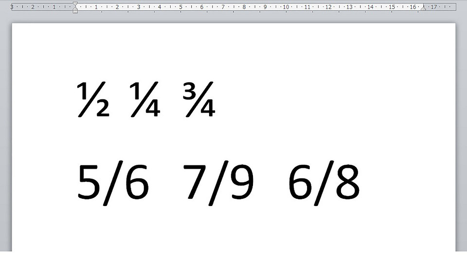 Как сделать дробь в ворде: простые способы