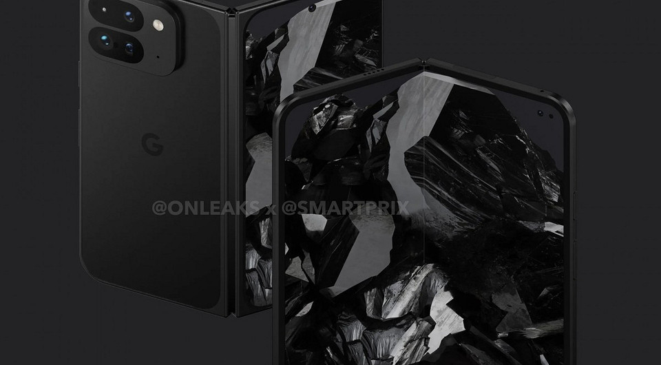 Google Pixel Fold 2 показали на качественных рендерах со всех сторон