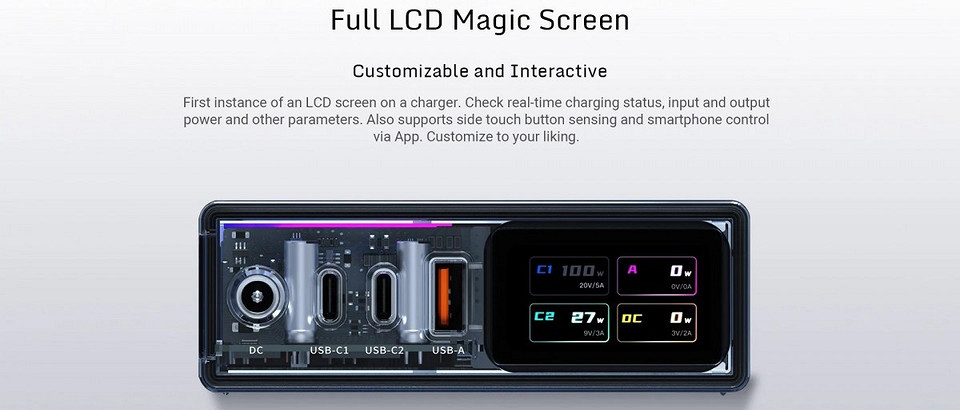 RedMagic выпустила стильную GaN-зарядку на 150 Вт с дисплеем и RGB-подсветкой RedMagic выпустила стильную GaN-зарядку на 150 Вт с дисплеем и RGB-подсветкой