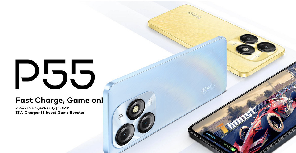 Представлены недорогие смартфоны itel P55 и itel P55+