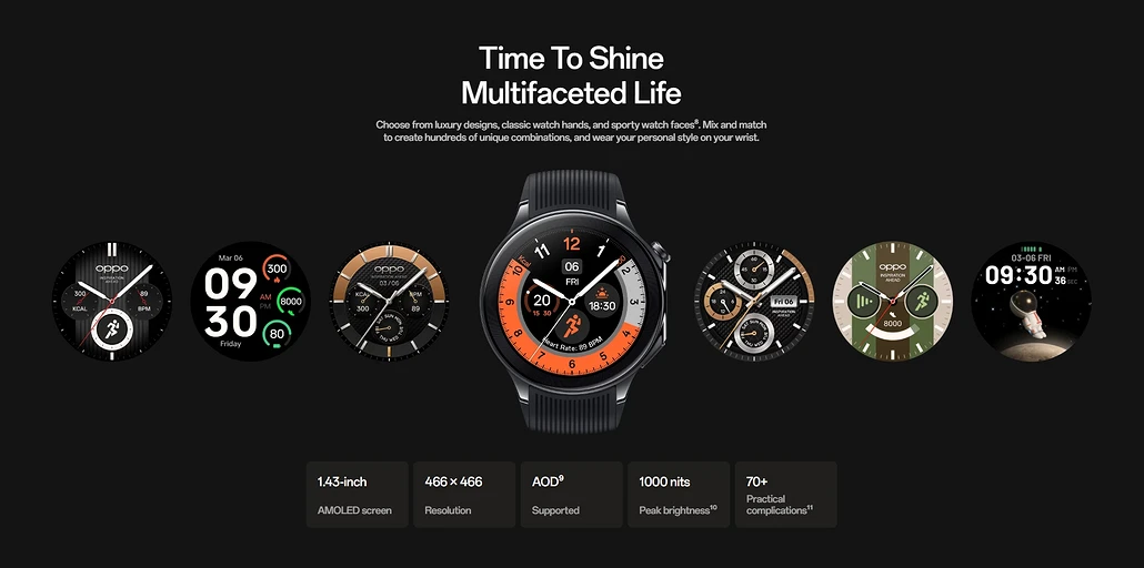 Анонсированы умные часы OPPO Watch X, которые умеют оценить риск появления храпа