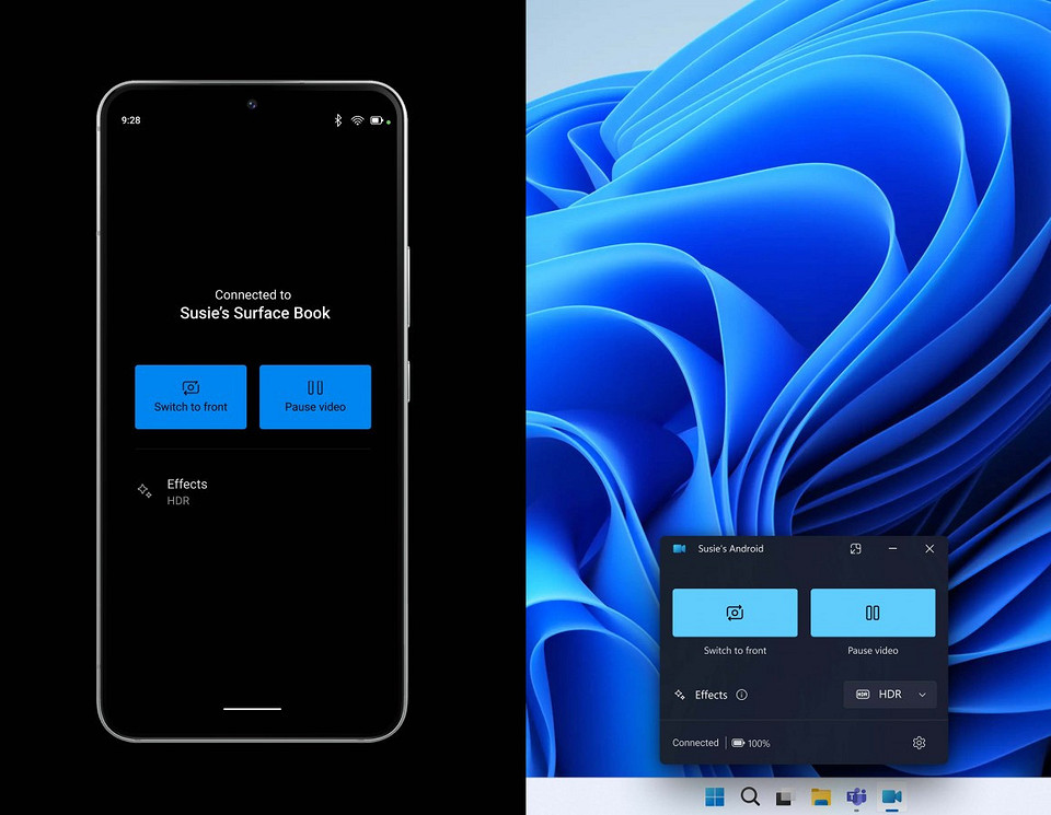 Android-смартфоны теперь можно использовать в качестве веб-камеры для Windows 11
