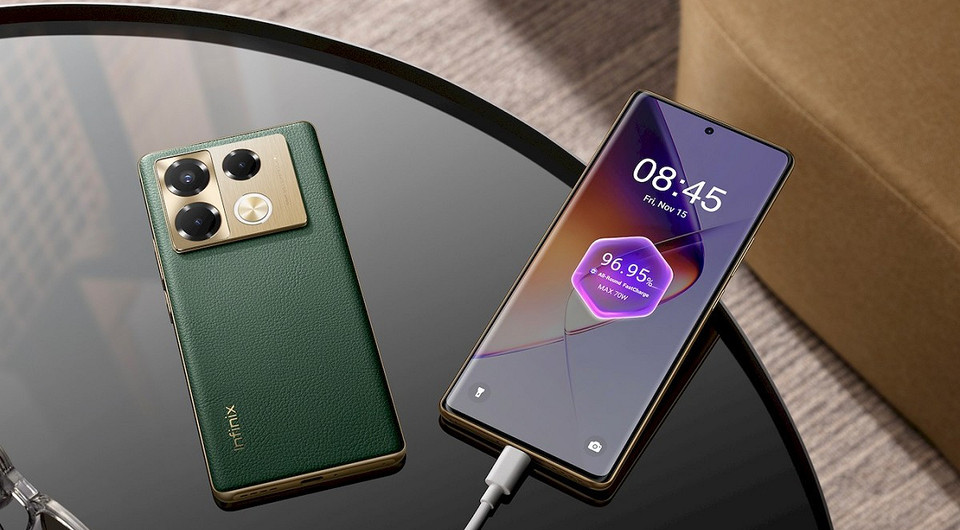 Представлены стильные недорогие смартфоны Infinix Note 40 и Note 40 Pro 4G