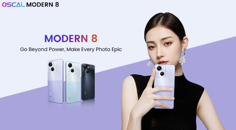 Выпущен доступный смартфон Blackview Oscal Modern 8 с батареей на 6000 мА*ч за $96