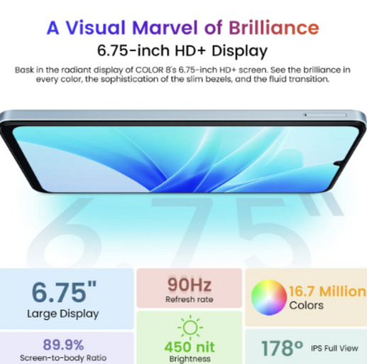 Выпущен доступный смартфон Blackview Oscal Modern 8 с батареей на 6000 мА*ч за $96