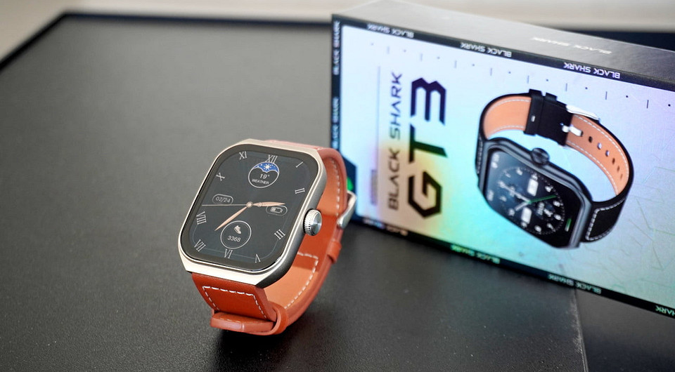 Xiaomi выпустила неприлично дешёвые смарт-часы Black Shark GT3