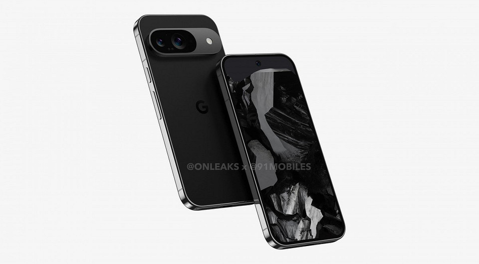 Google Pixel 9 показали со всех сторон на новых рендерах
