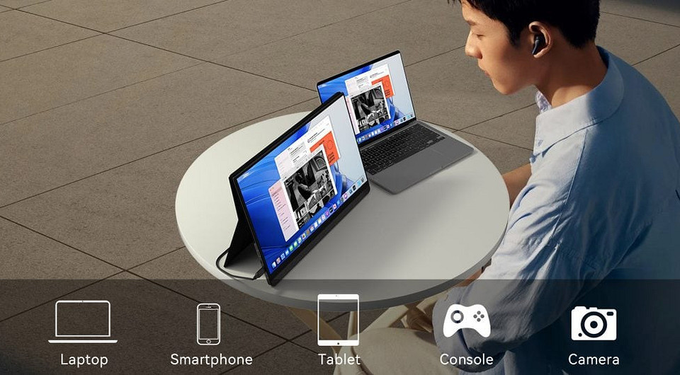 Minisforum выпустила портативный сенсорный монитор MSS-A156 с разрешением 2K и развёрткой 144 Гц