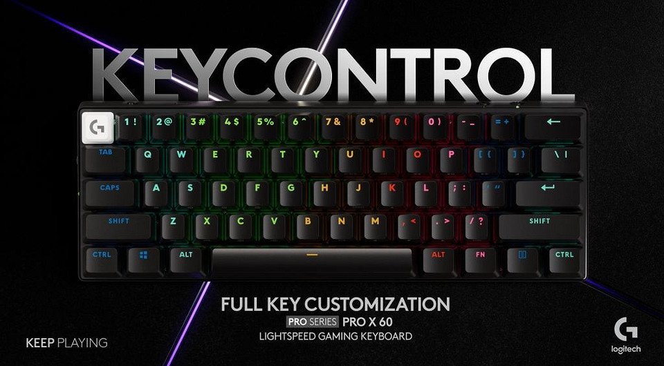 Представлена Logitech G Pro X 60 Lightspeed — идеальная механическая клавиатура для геймеров