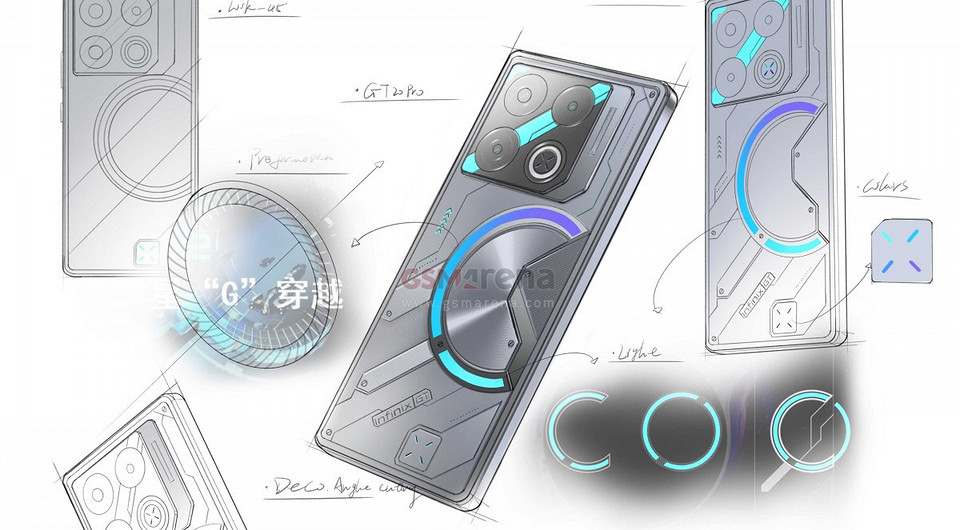 Дизайн Infinix GT 20 Pro раскрыт на официальных чертежах