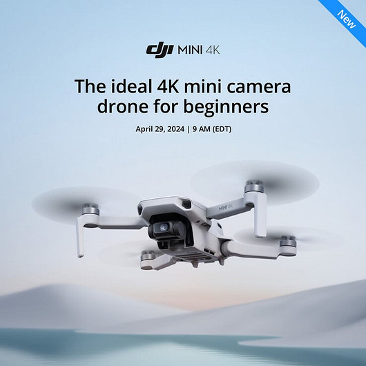 DJI представит новый компактный дрон Mini 4K уже на следующей неделе