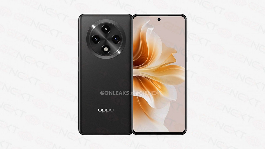 Oppo A3 Pro 5G показали со всех сторон на рендерах