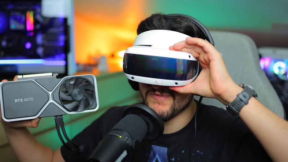 Видеокарту GeForce RTX 4070 проверили в виртуальной реальности  тест в 11 VR-играх