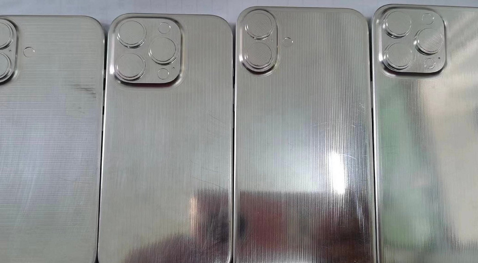 Макеты всех четырех iPhone 16 показали на фото — базовый iPhone 16 похож на iPhone 11