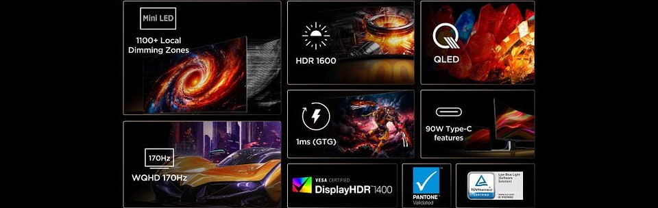 Представлен игровой монитор TCL 34R83Q с разрешением 2K и частотой обновления 170 Гц