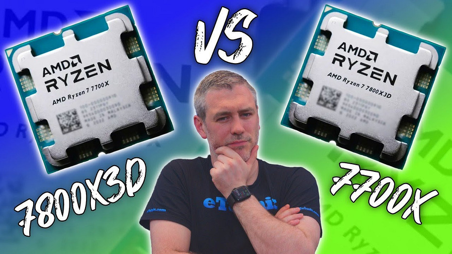 Битва семерок: процессоры AMD Ryzen 7 7700X и AMD Ryzen 7 7800X3D сравнили в 42 играх