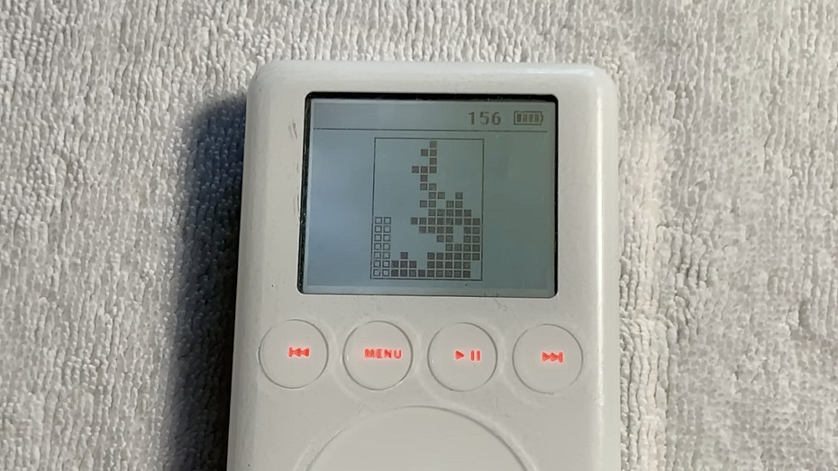 Редкий прототип iPod со встроенным тетрисом показали на видео