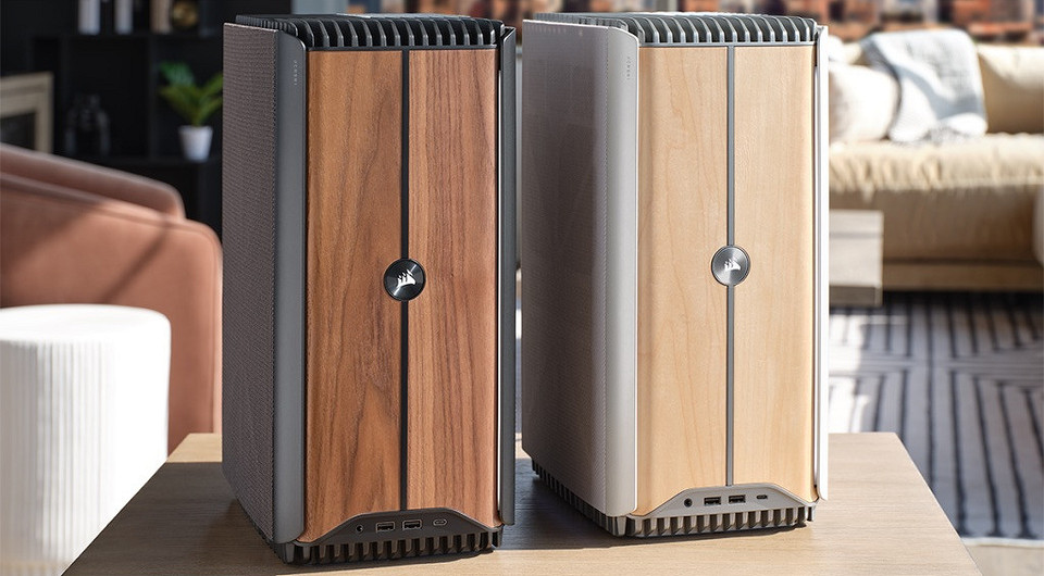 Corsair выпустила настольный ПК ONE i500 в корпусе из натурального дерева