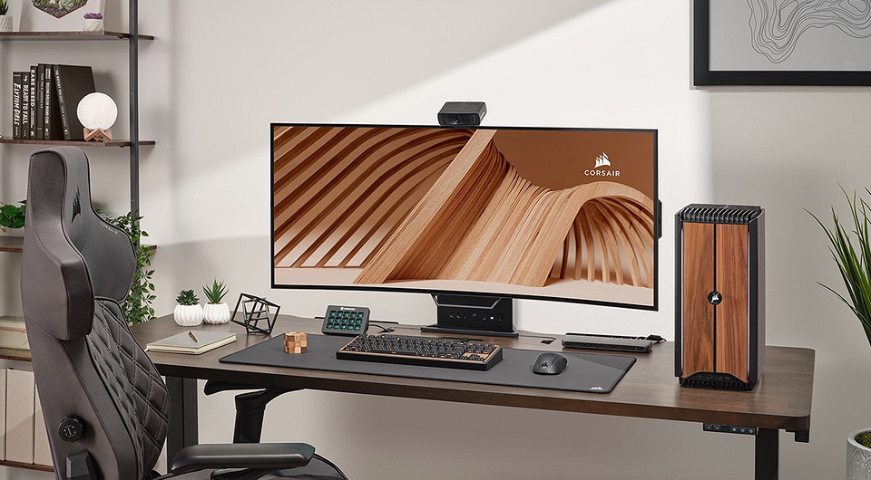Corsair выпустила настольный ПК ONE i500 в корпусе из натурального дерева