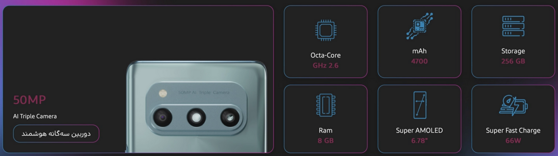 Выпущен иранский смартфон Daria Bond с необычным дизайном за 19 500 рублей