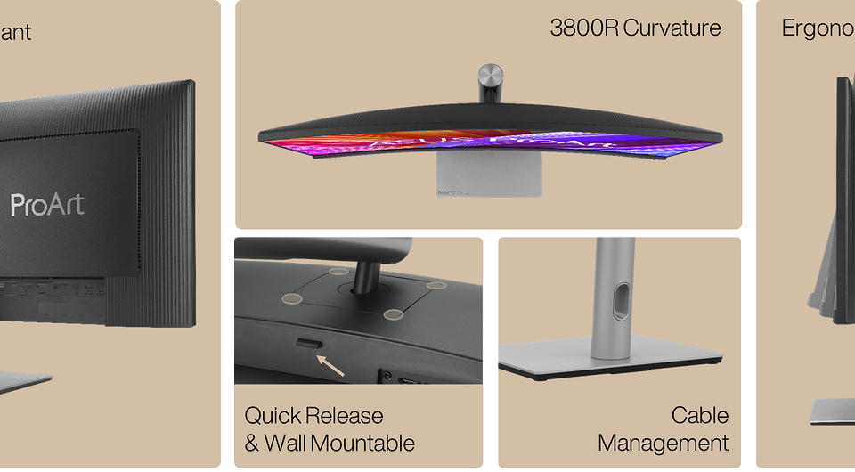 Представлен профессиональный монитор для дизайнеров ASUS ProArt PA34VCNV