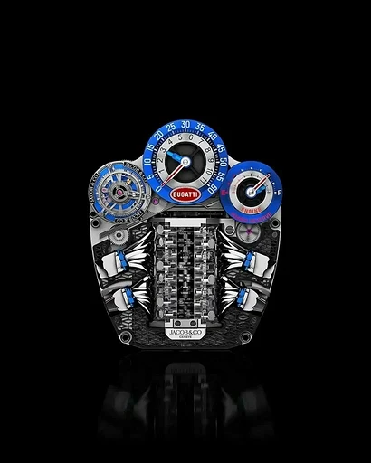 Представлены элитные часы Bugatti Tourbillon с мини-копией двигателя V16 за $340 000