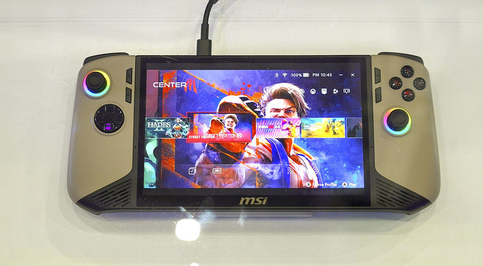 MSI Claw 8 AI+ станет первой в мире портативной консолью с процессором Inter Core Ultra 200 Lunar Lake