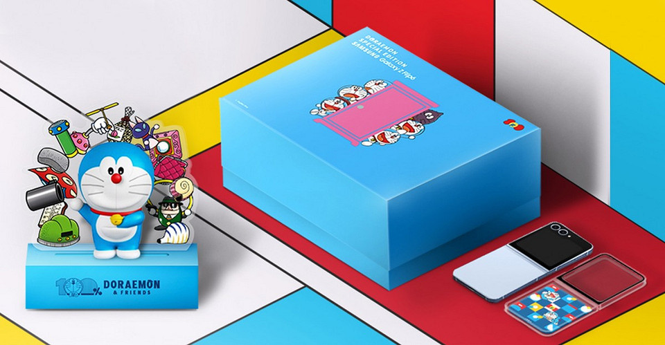 Samsung выпустила лимитированную версию Galaxy Z Flip6 Doraemon Edition