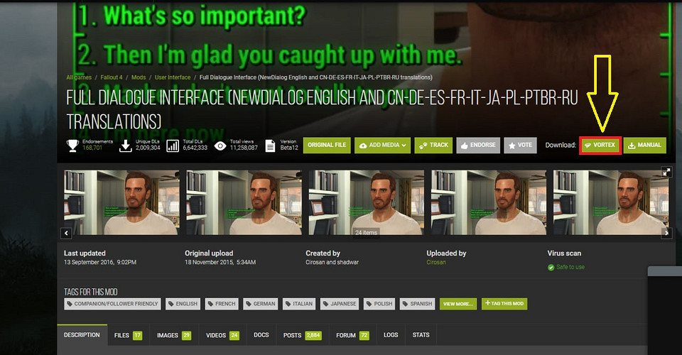 Как установить моды на Фоллаут 4: все рабочие и популярные способы Как установить моды на Фоллаут 4: все рабочие и популярные способы