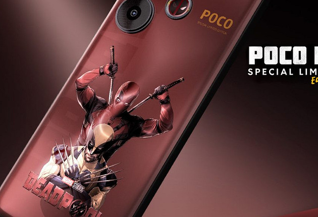 Xiaomi выпустила эксклюзивный смартфон Poco F6 Deadpool & Wolverine Limited Edition