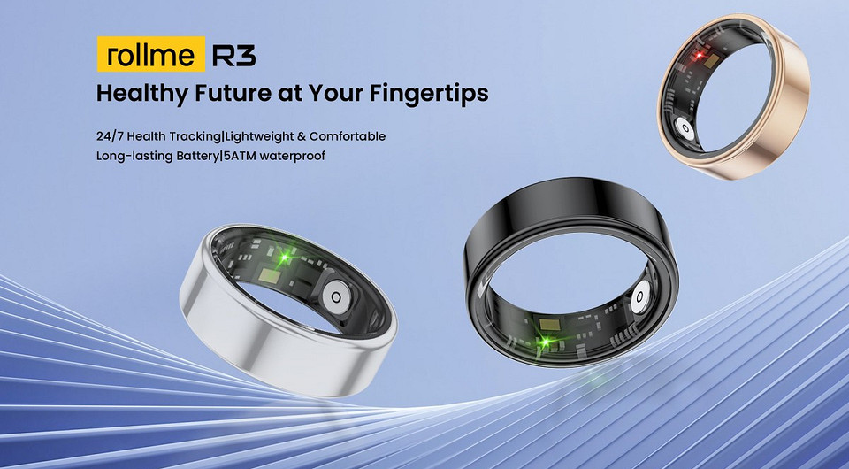 Представлено умное кольцо Rollme R3 — намного дешевле, чем Samsung Galaxy Ring