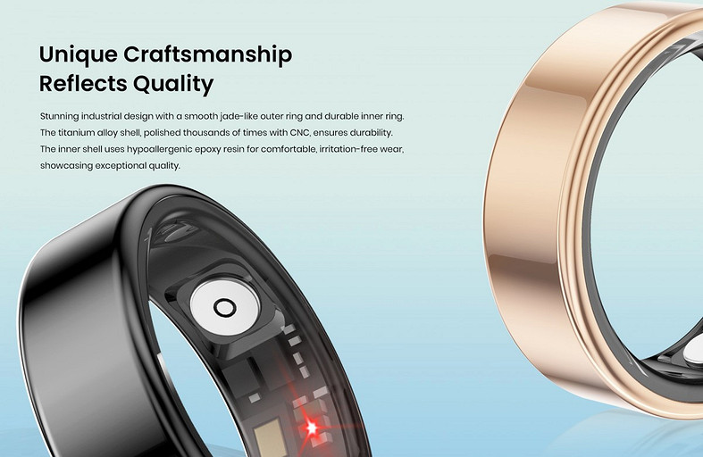 Представлено умное кольцо Rollme R3 — намного дешевле, чем Samsung Galaxy Ring