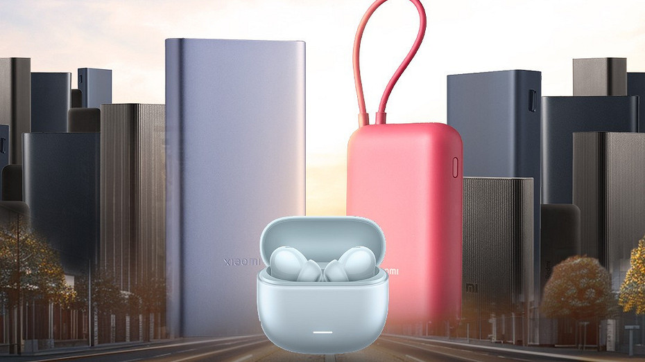 Xiaomi анонсировала два новых пауэрбанка по 10 000 мАч и бюджетные наушники Redmi Buds 5C