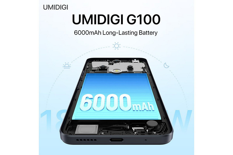 Представлен смартфон Umidigi G100 с батареей на 6000 мА*ч