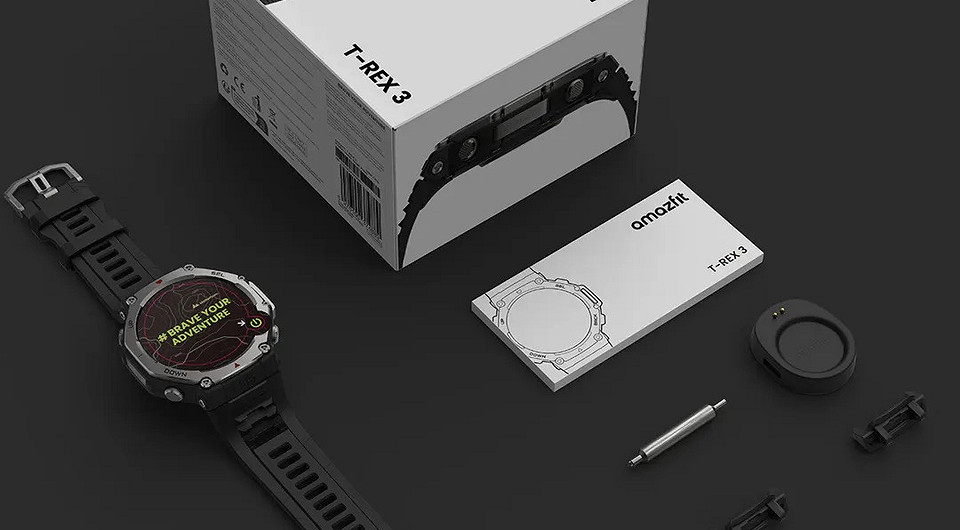 Представлены Amazfit T-Rex 3 — мощные смарт-часы с увеличенным дисплеем и огромным запасом автономности