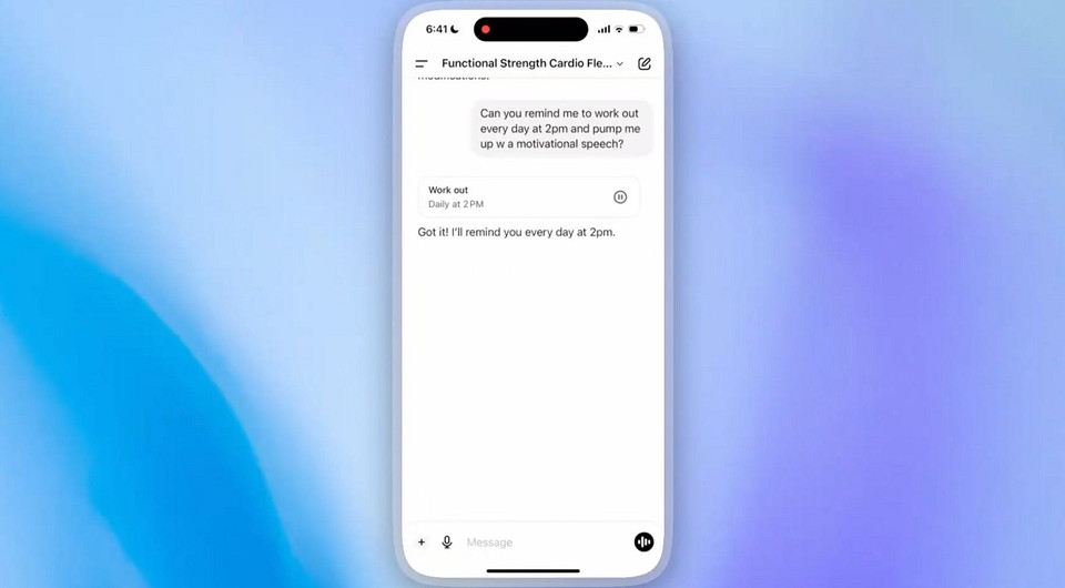 ChatGPT теперь планировщик задач. В чат-бот добавили напоминания