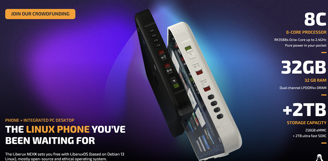 Анонсирован смартфон с «астрономическим» объемом оперативной памяти — у Liberux Nexx аж 32 ГБ ОЗУ