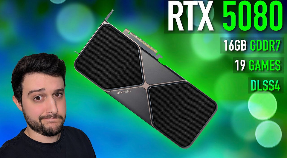 Свежую видеокарту GeForce RTX 5080 за тысячу долларов протестировали в 19 играх — это разочарование