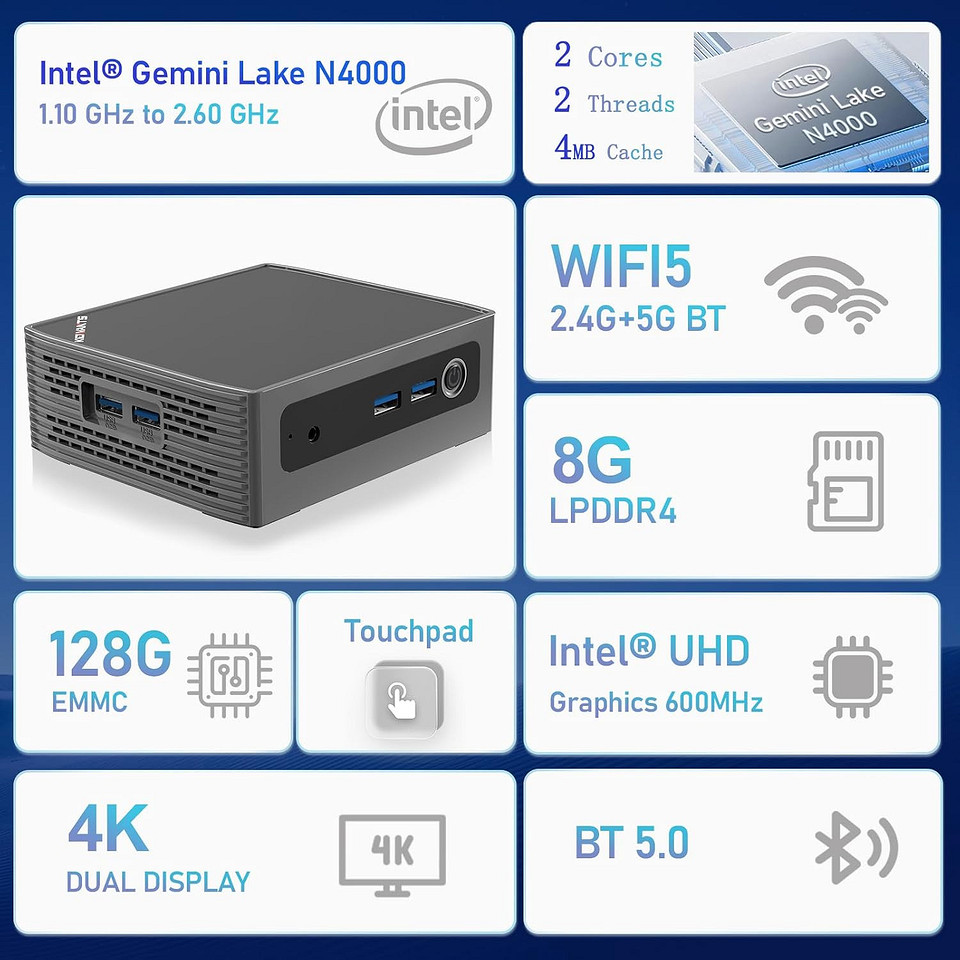 Представлен необычный мини-ПК с огромным тачпадом сверху — Kidwants KN1 Представлен необычный мини-ПК с огромным тачпадом сверху — Kidwants KN1