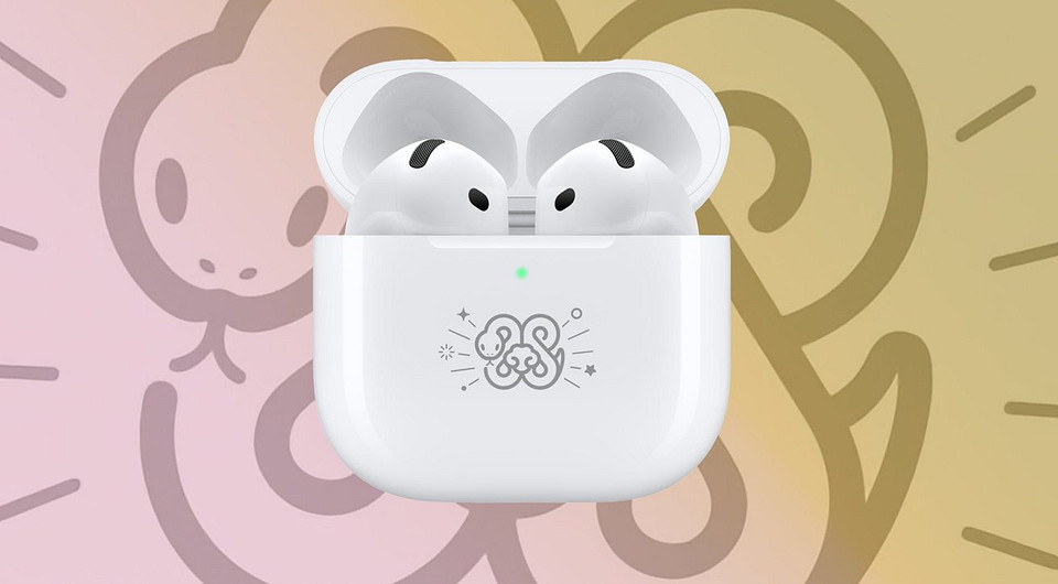 Apple выпустила лимитированные AirPods 4 с символом 2025 года