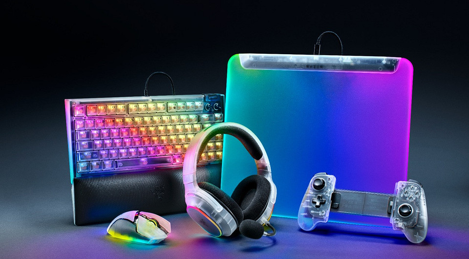 Фанаты прозрачных гаджетов будут в восторге: Razer представила коллекцию Phantom White