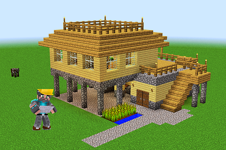 Как построить большой красивый дом в Майнкрафте: пошаговая инструкция