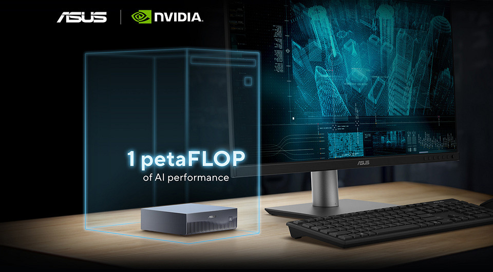 Просто фантастика: ASUS показала Ascent GX10 — мини-суперкомпьютер для ИИ на 1 петафлопс